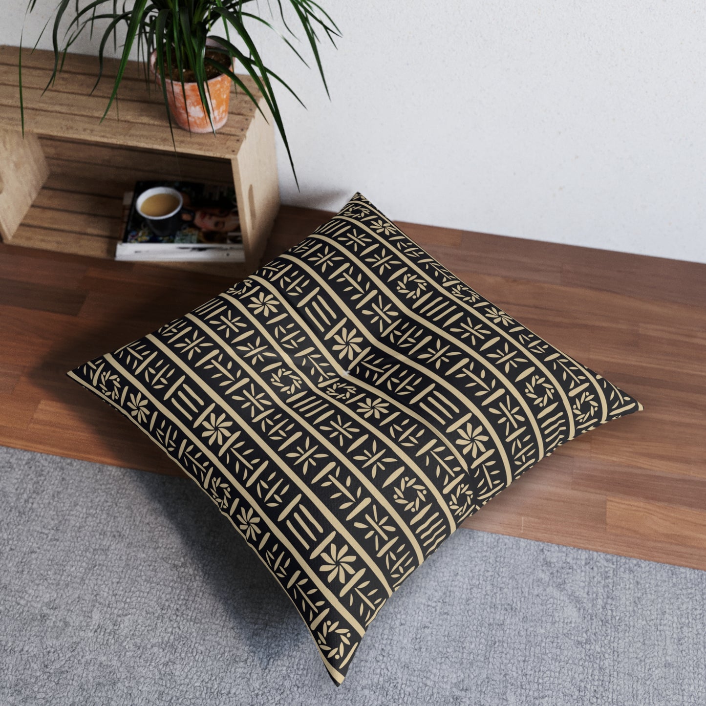 Tribe & Tide Bohemian Tufted Floor Pillow