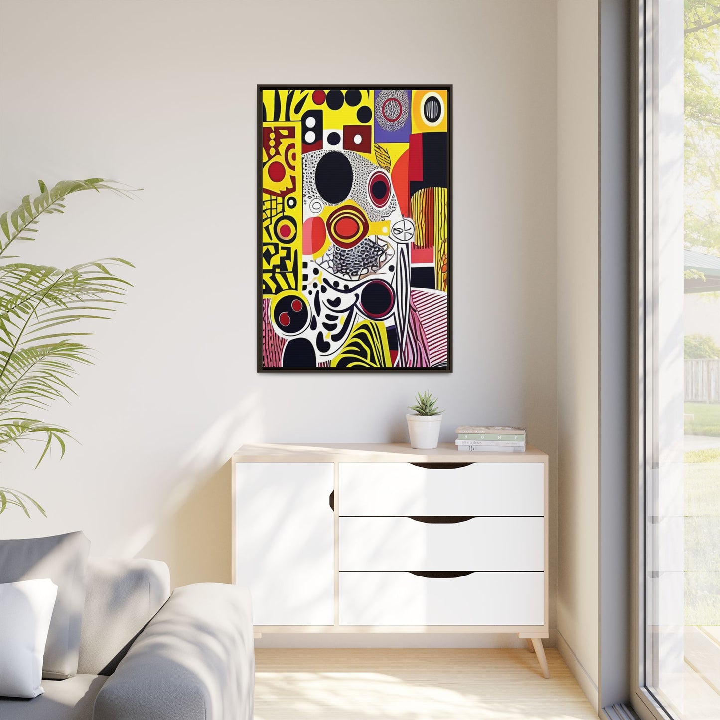 Zamani Echo Matte Canvas Wall Art