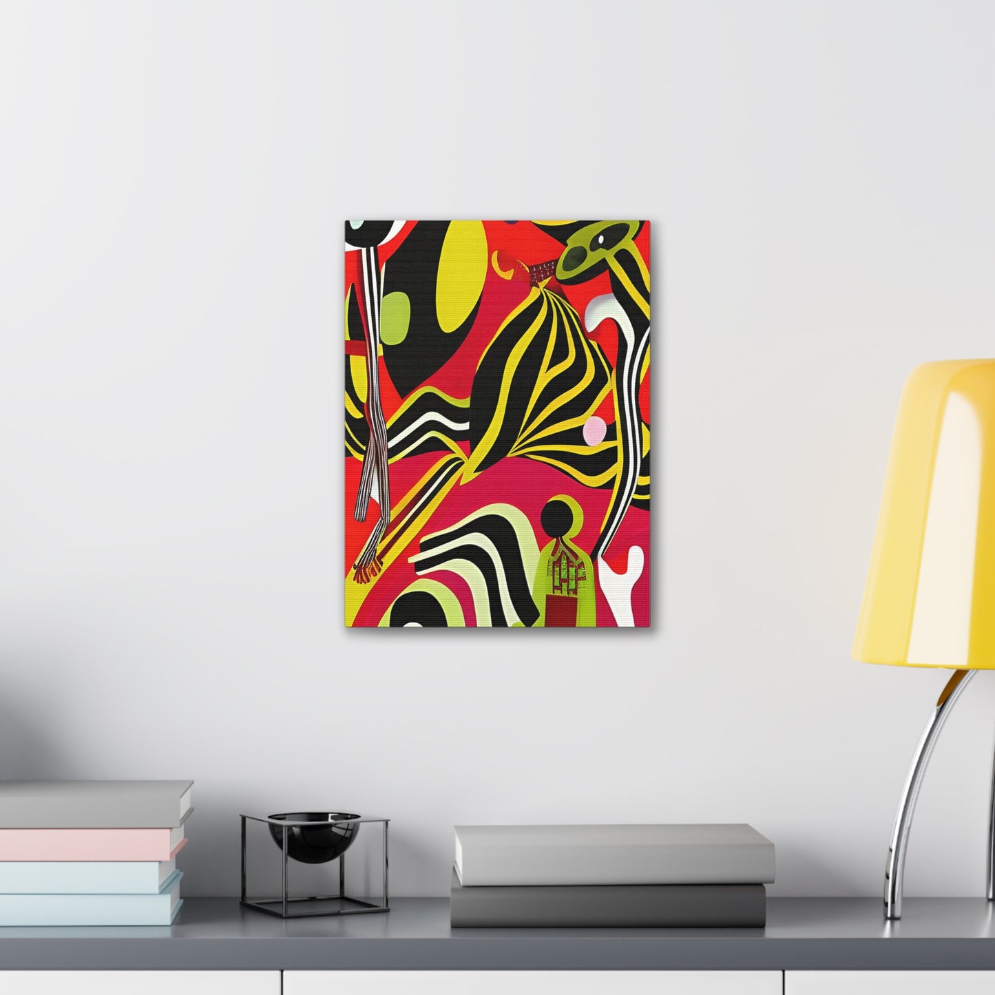 Ngoma Drift Stretched Canvas Wall Art