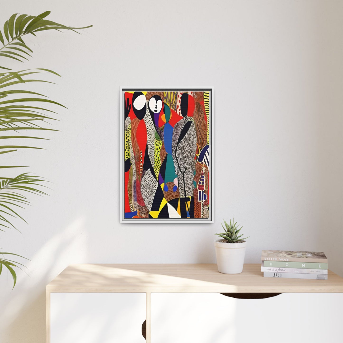 Muti Veins Matte Canvas Wall Art