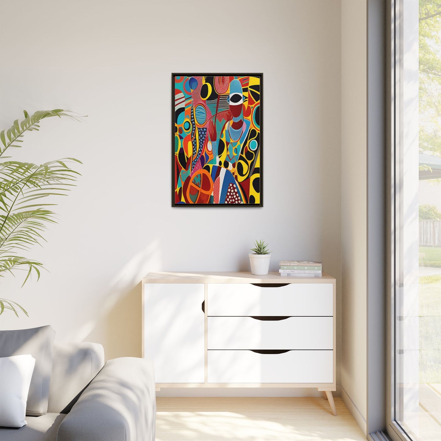 Ajora Veil Matte Canvas Wall Art