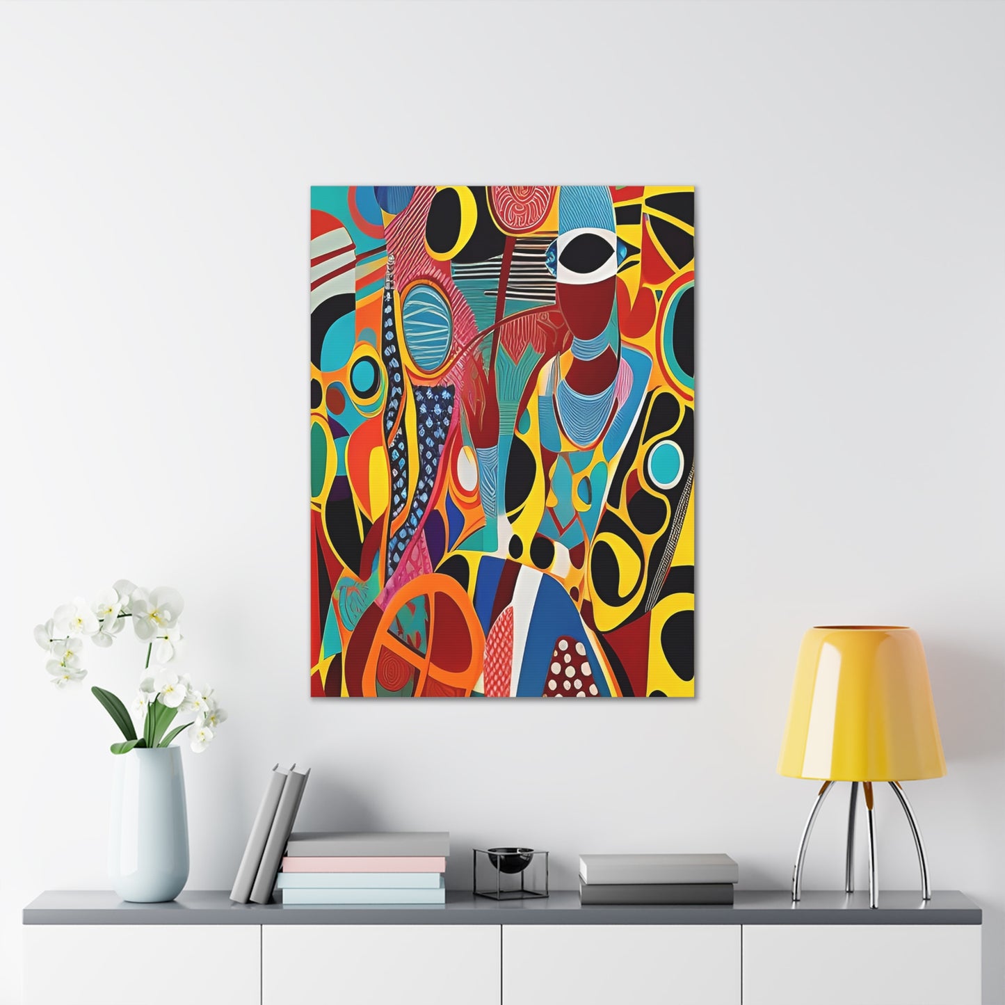 Ajora Veil Stretched Canvas Wall Art