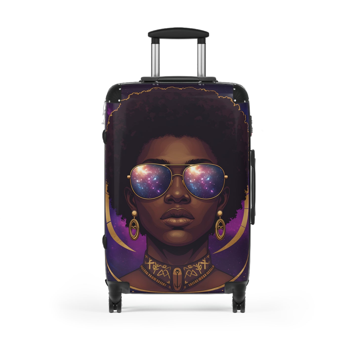 Galactic African Queen Suitcase