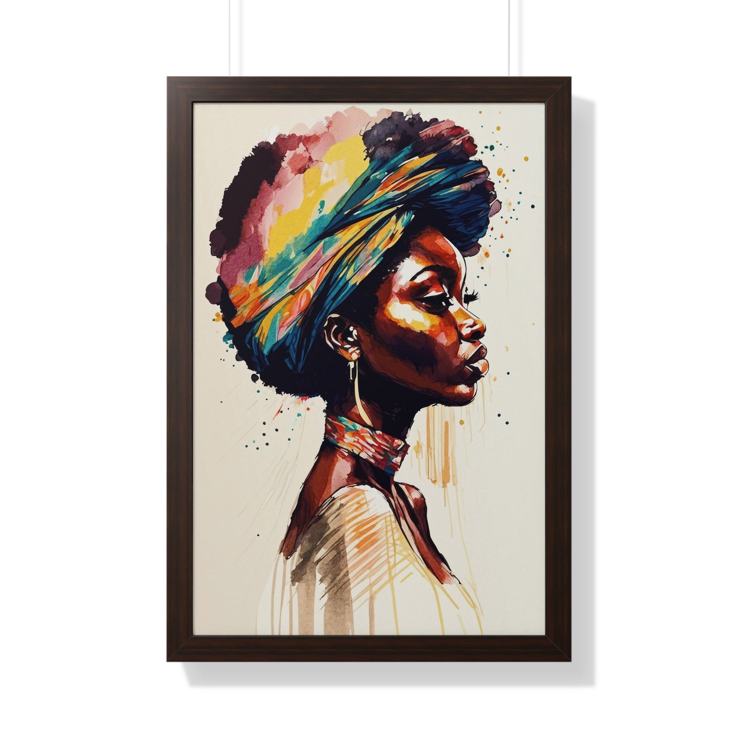 Zamani Bloom Framed Wall Art