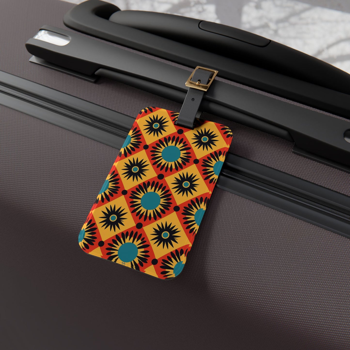 Sunburst Echo Luggage Tag