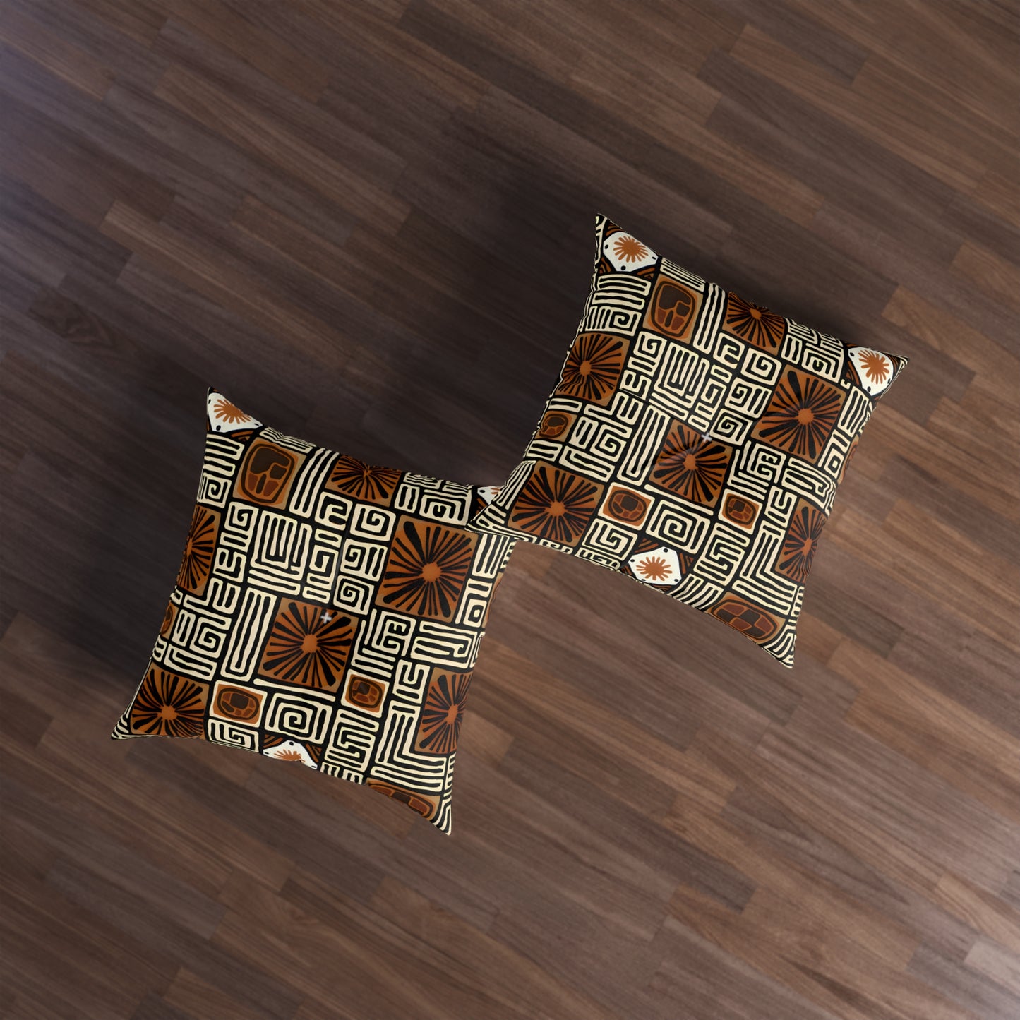 Sankofa Radiance Bohemian Tufted Floor Pillow