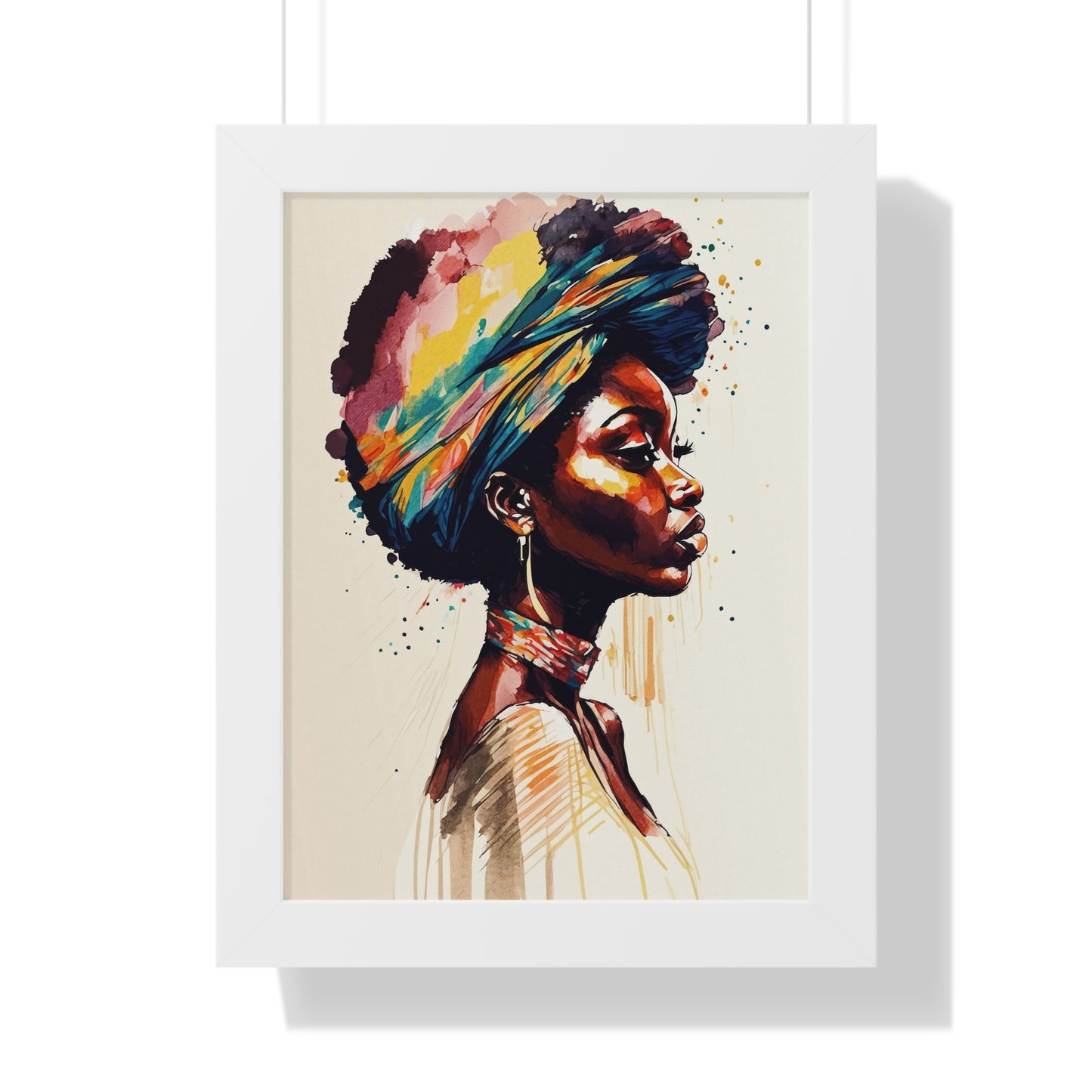 Zamani Bloom Framed Wall Art
