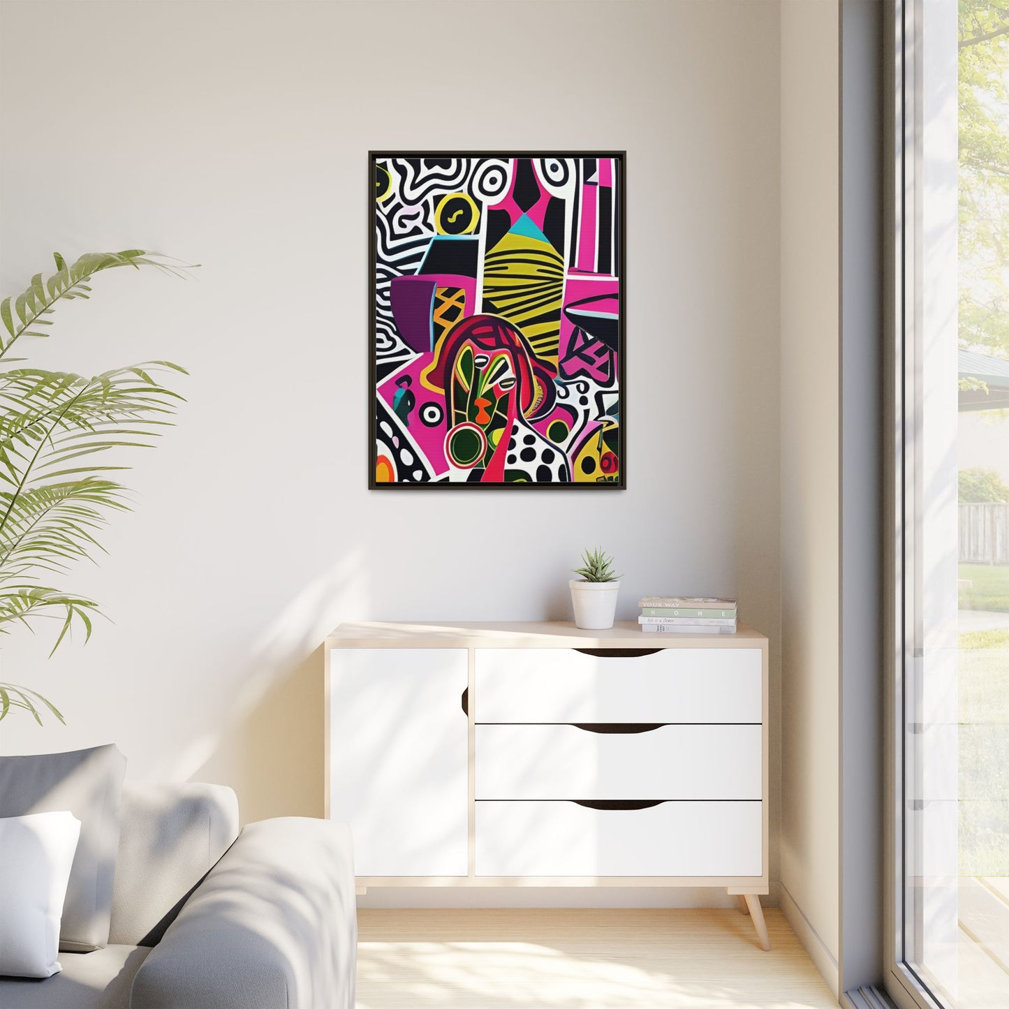 Nzingha Pulse Matte Canvas Wall Art
