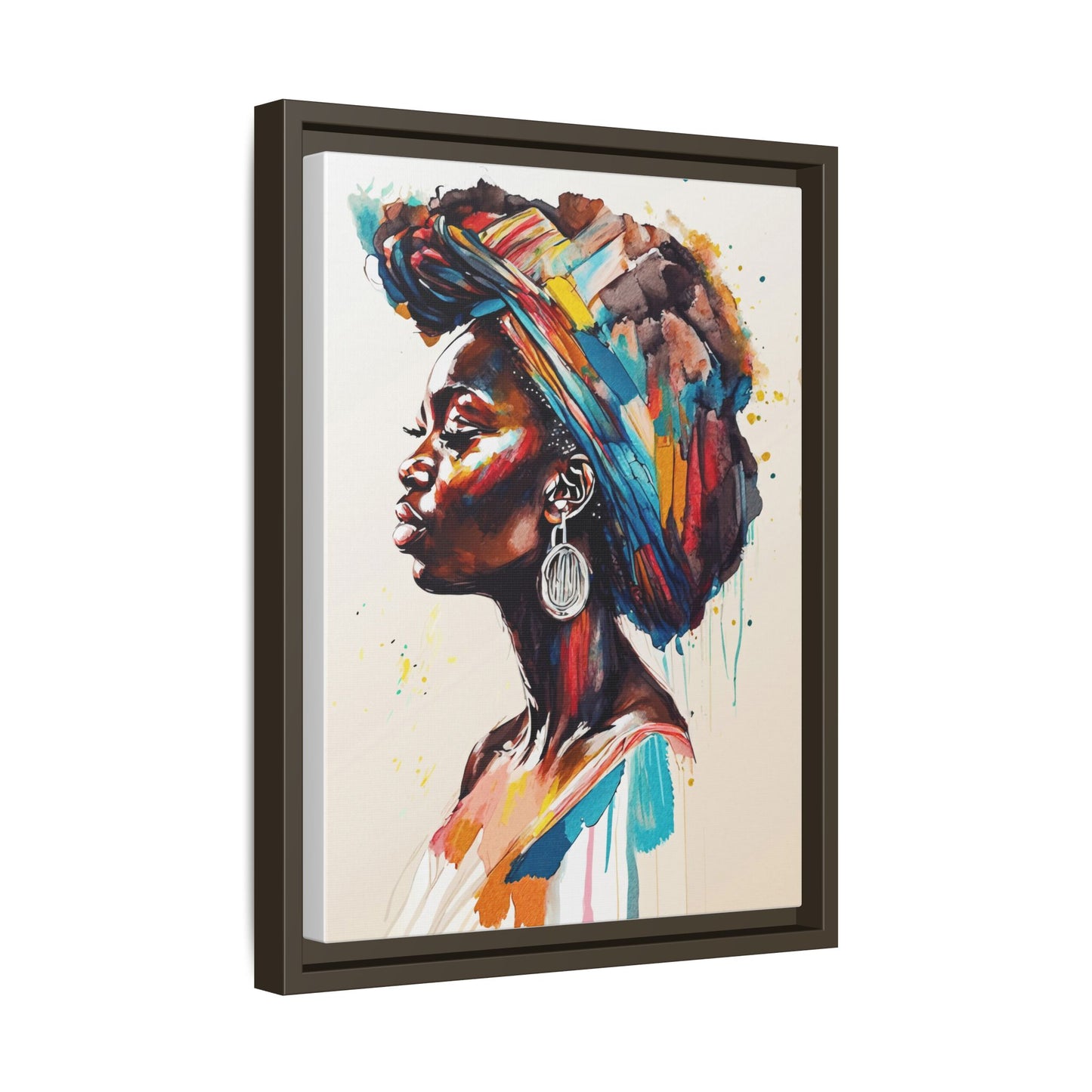 Nyoka Flame Matte Canvas Print