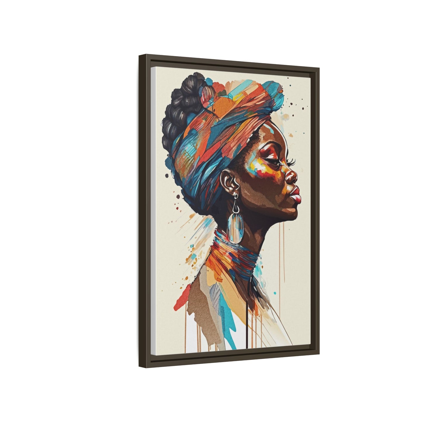 Indigo Spirit Matte Canvas Print