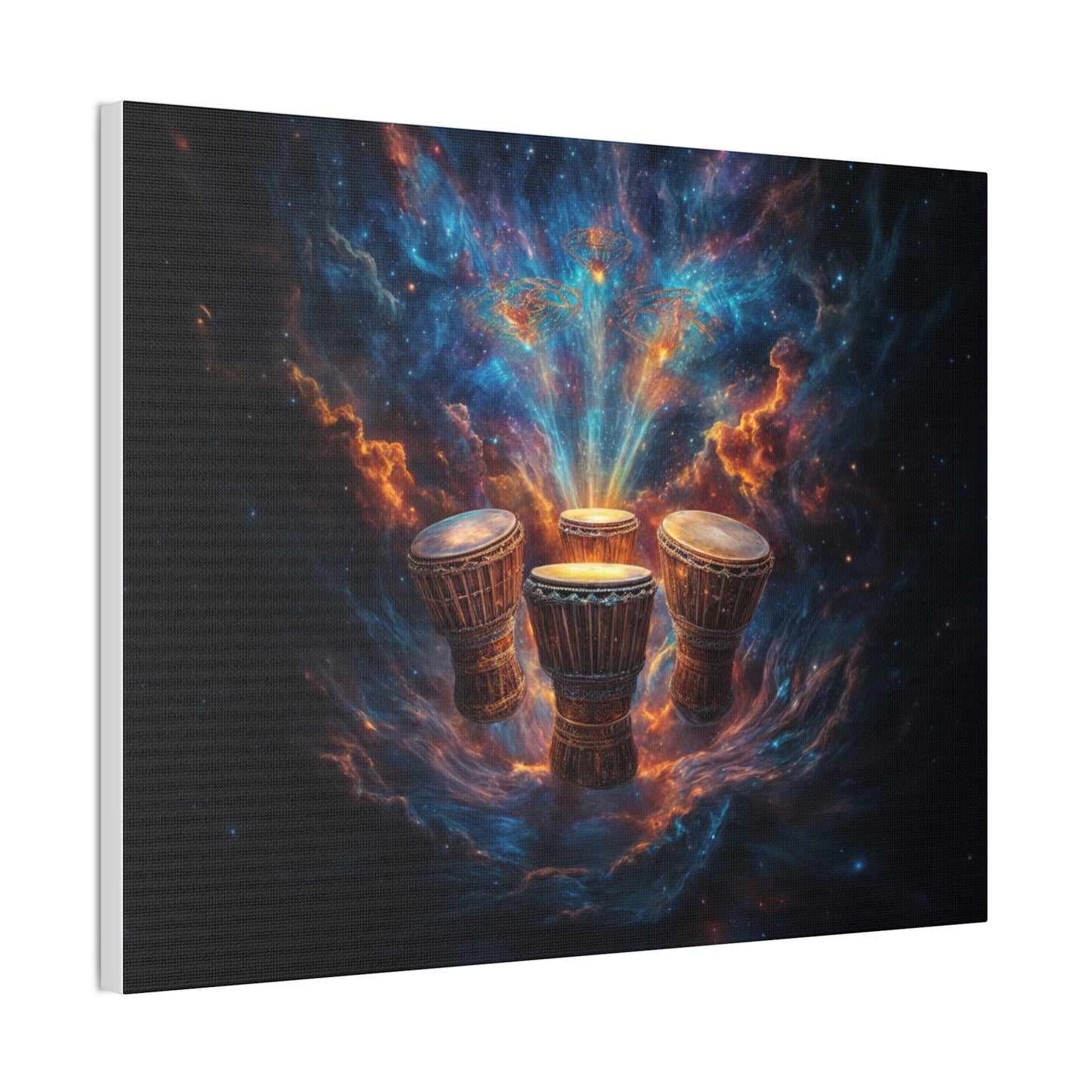 Cosmic Drum Canvas Wall Art