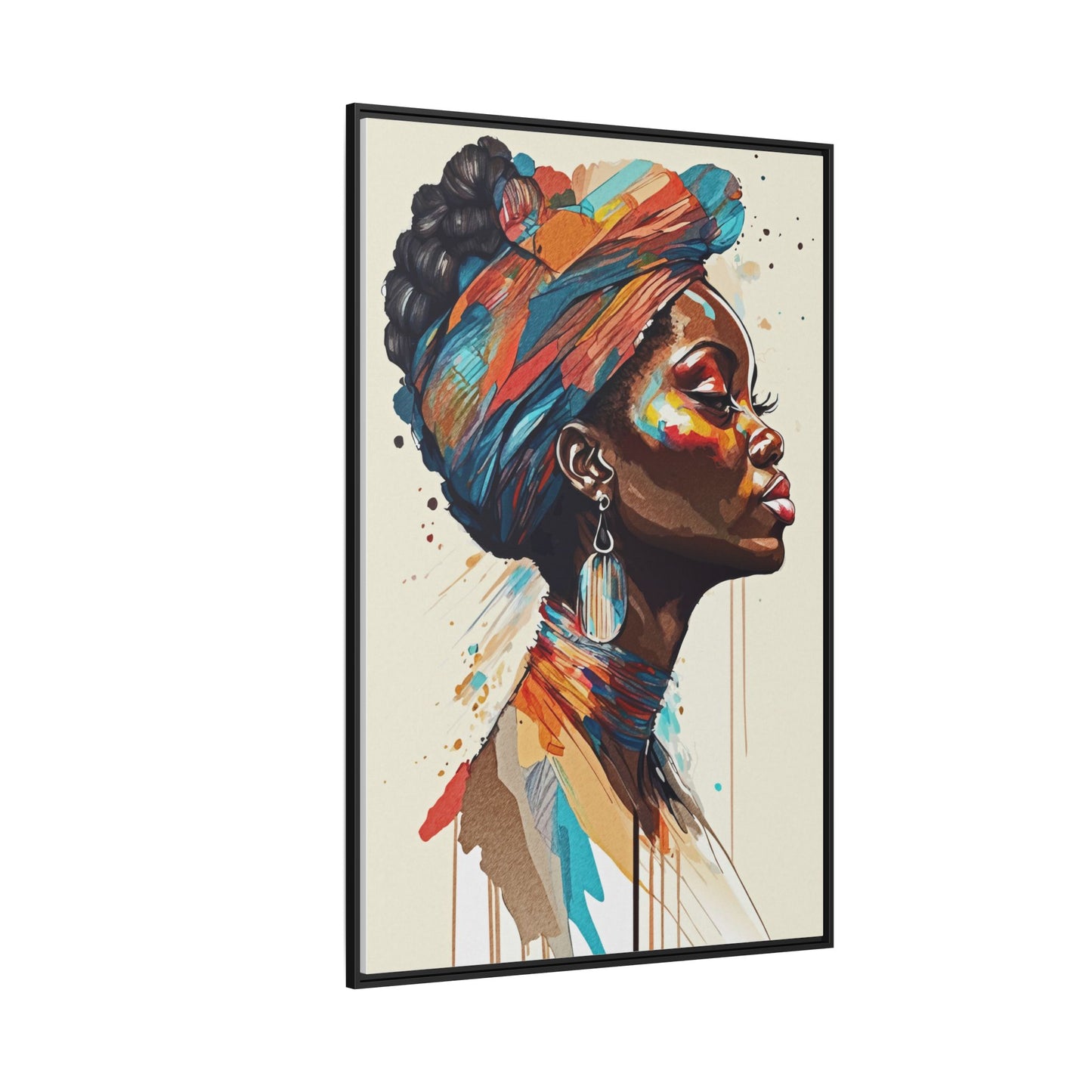Indigo Spirit Matte Canvas Print