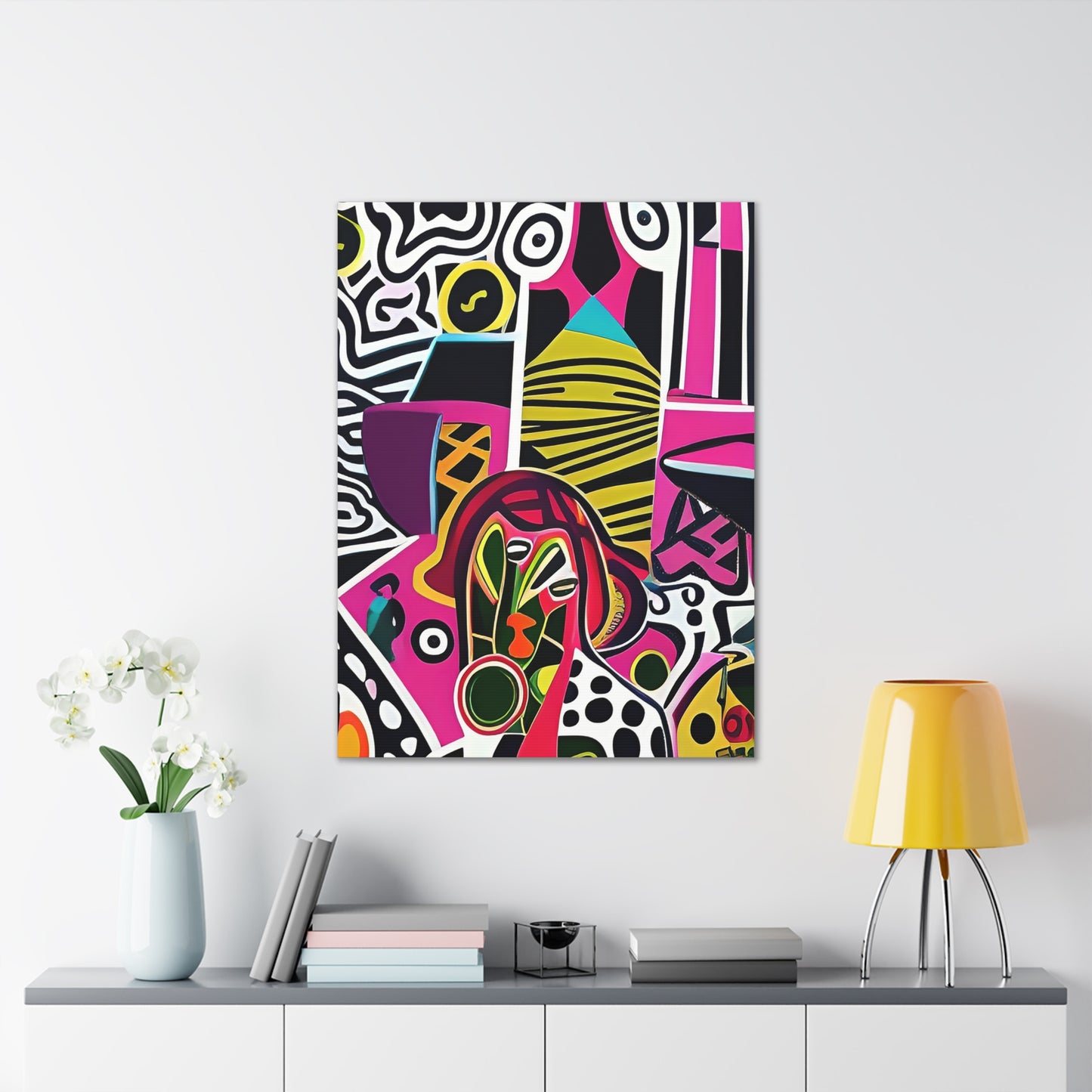 Nzingha Pulse Stretched Canvas Wall Art
