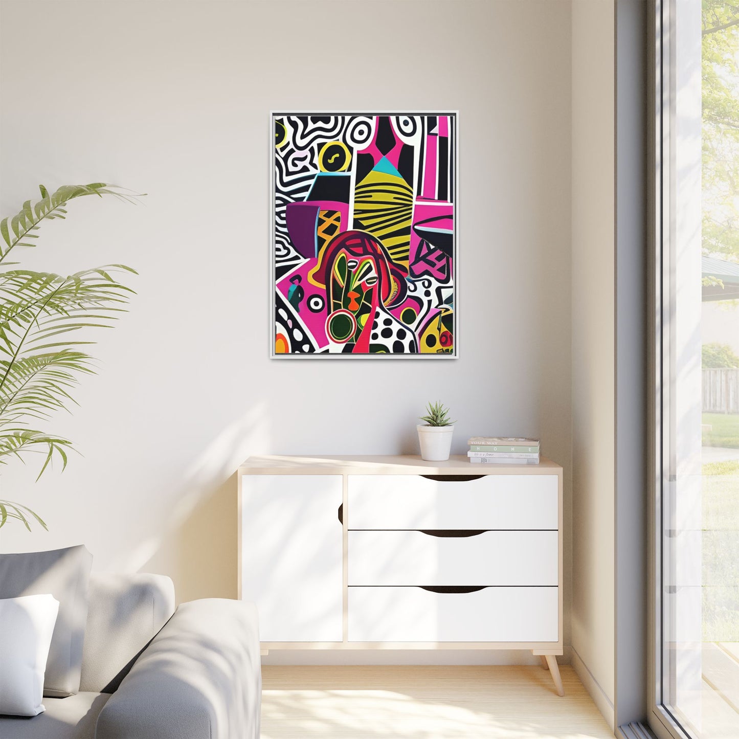 Nzingha Pulse Matte Canvas Wall Art