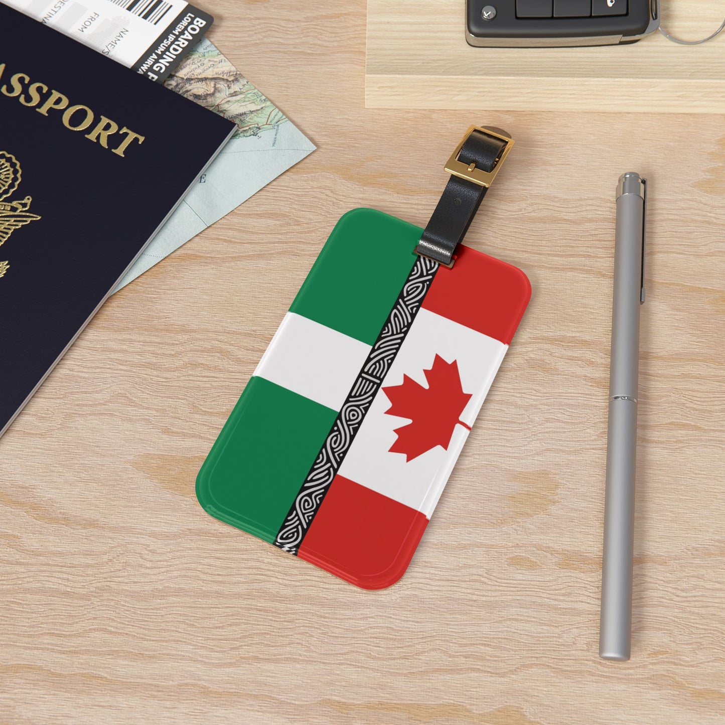 Nigeria-Canada Diaspora Luggage Tag