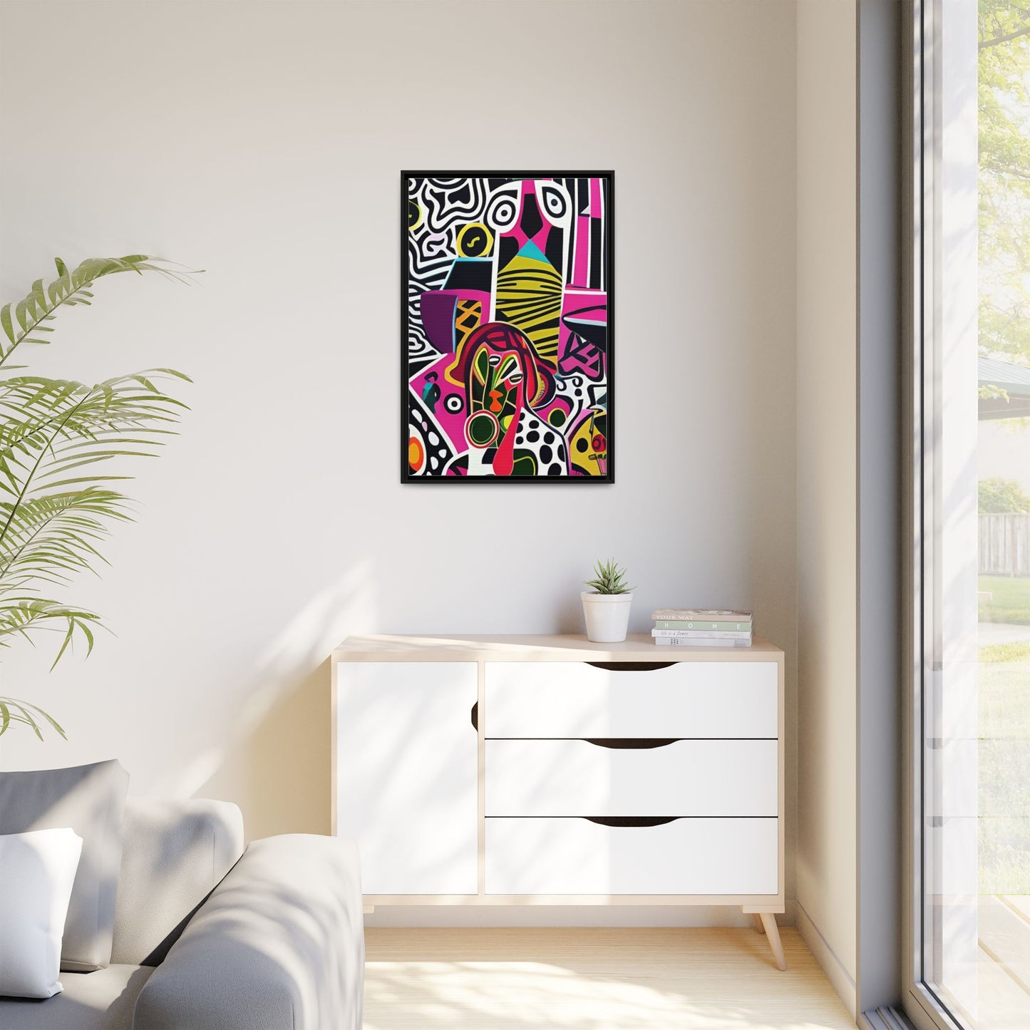 Nzingha Pulse Matte Canvas Wall Art