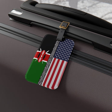 Kenya-USA Diaspora Luggage Tag