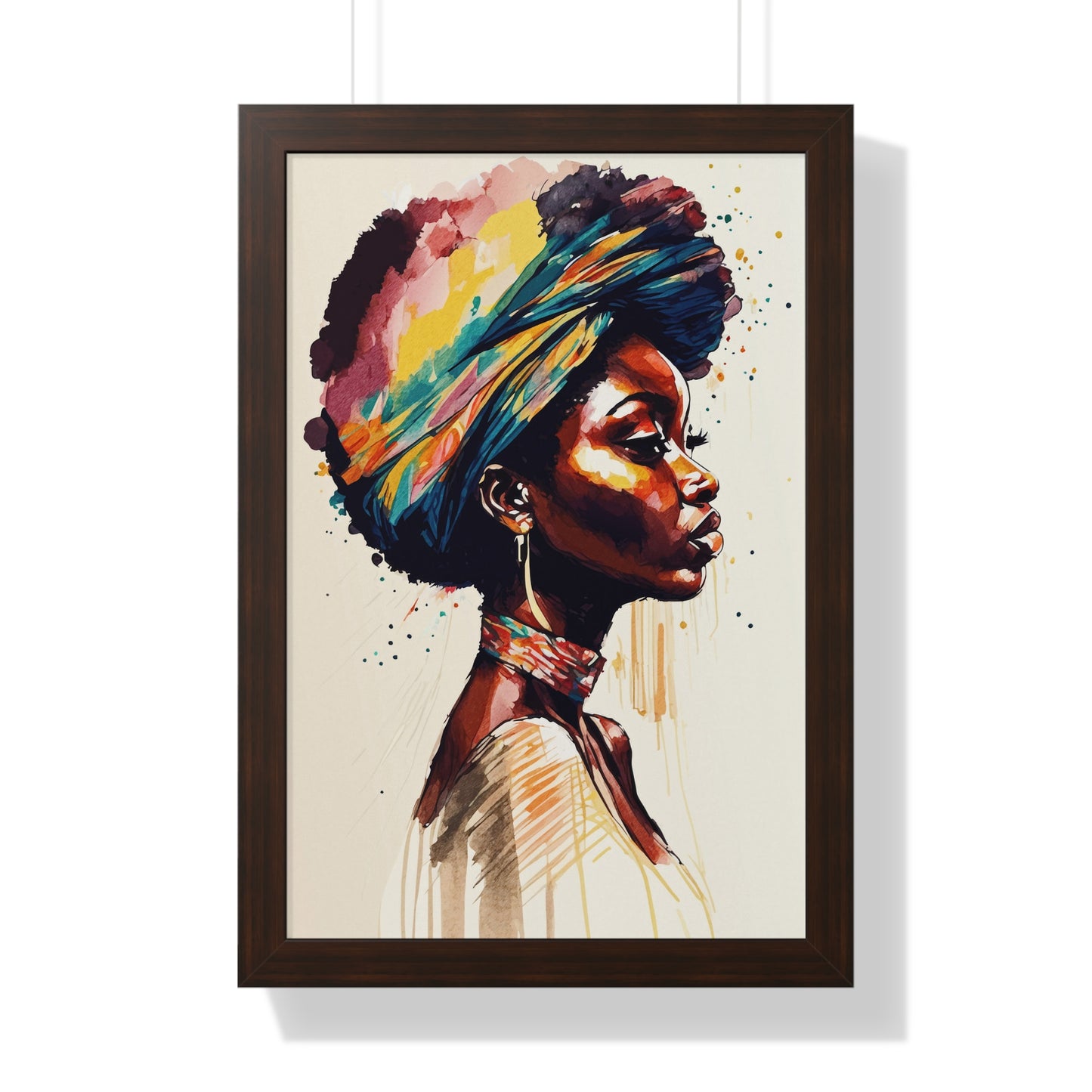 Zamani Bloom Framed Wall Art