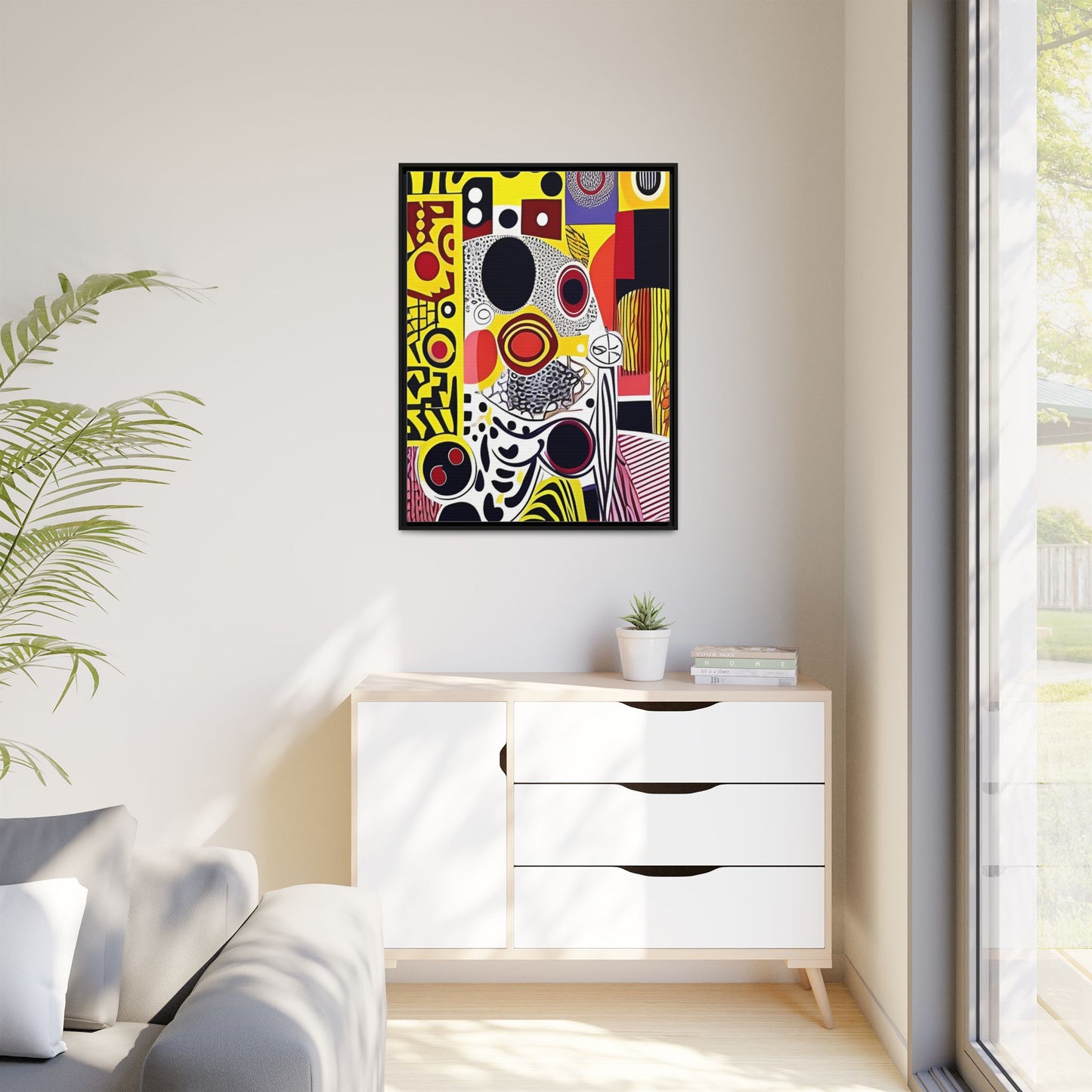 Zamani Echo Matte Canvas Wall Art
