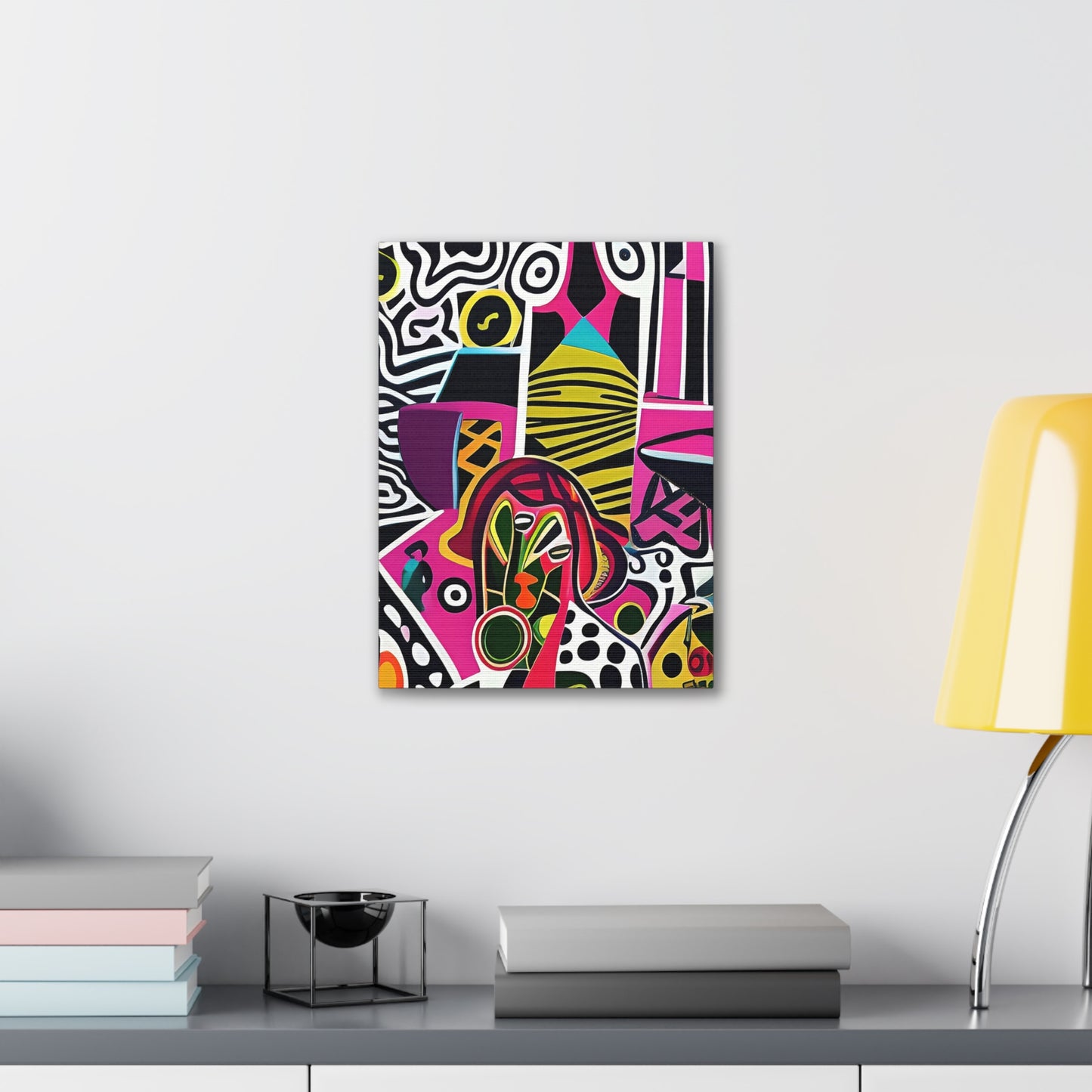 Nzingha Pulse Stretched Canvas Wall Art
