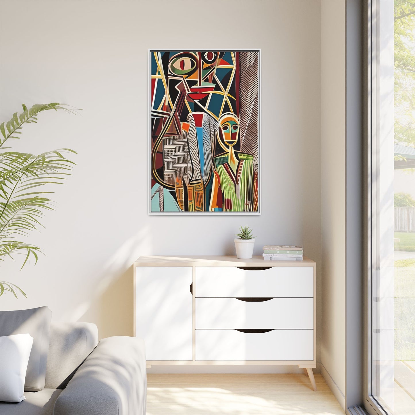 Moya Threads Matte Canvas Wall Art