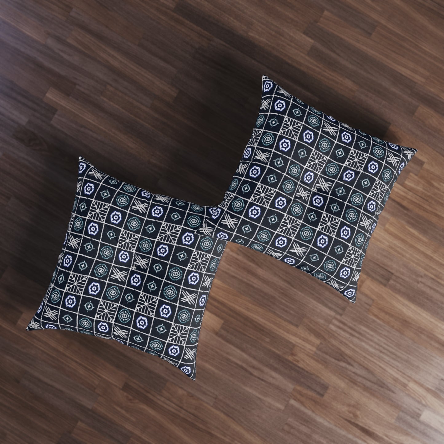 Zulu Zenith Bohemian Tufted Floor Pillow