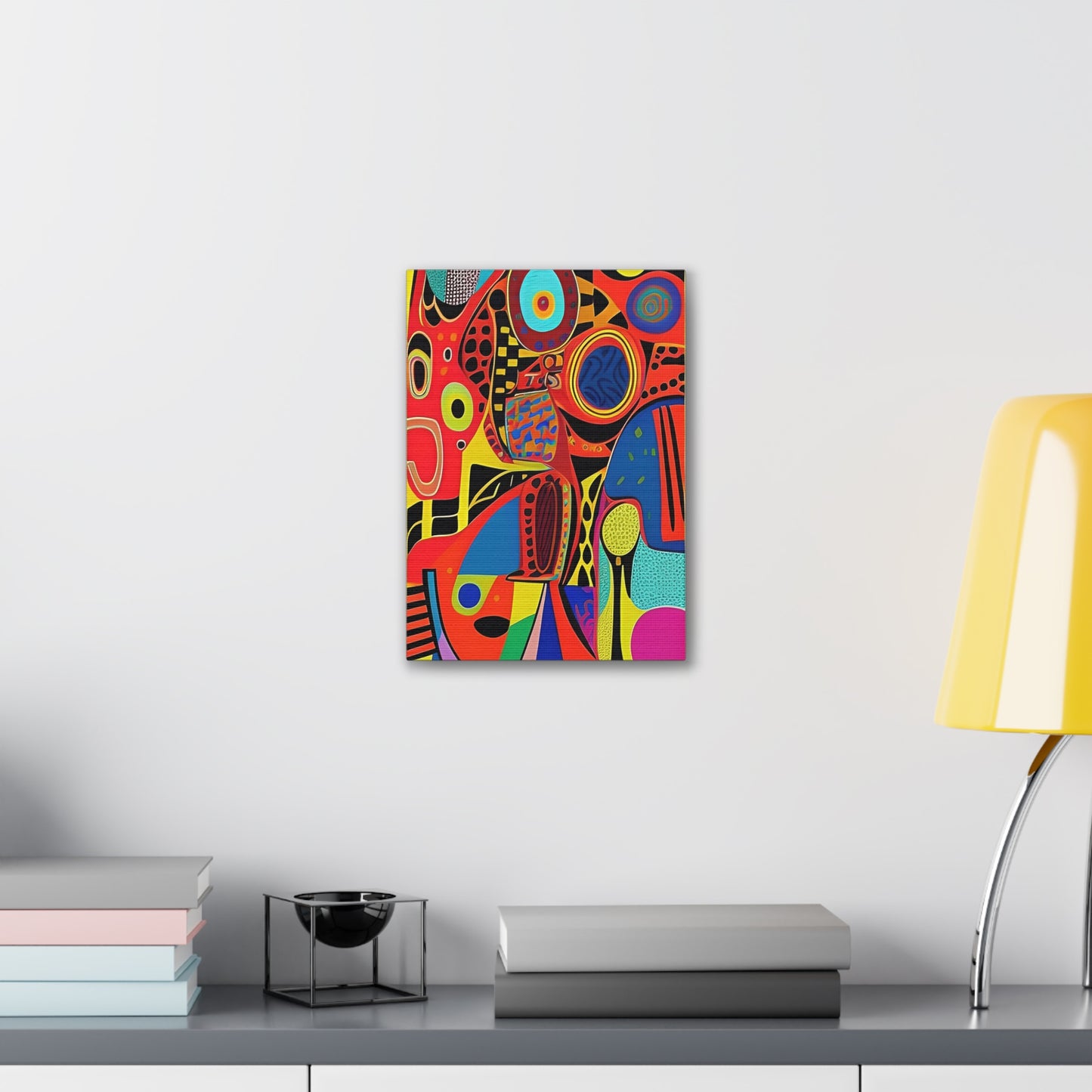 Oba Vibration Stretched Canvas Wall Art