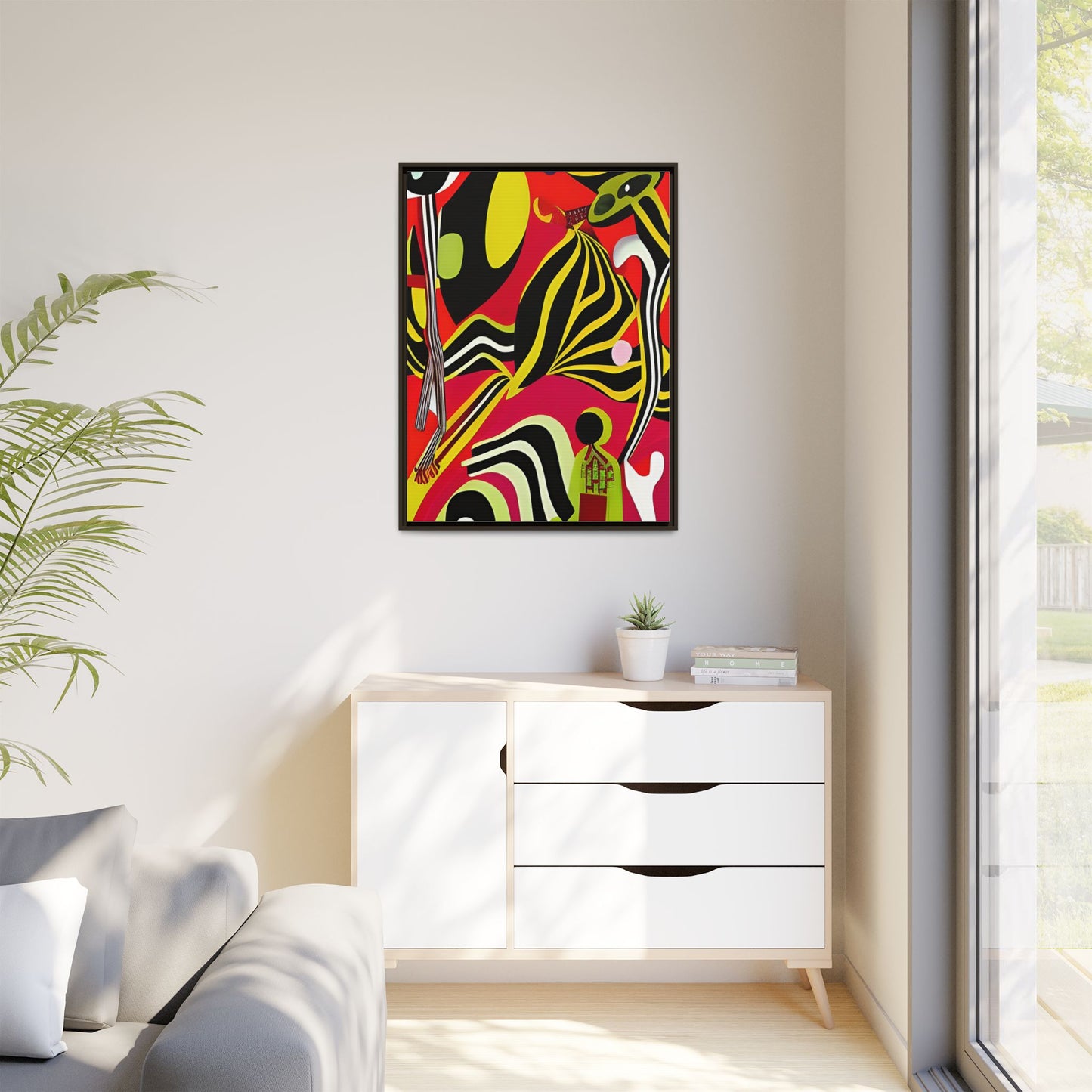 Ngoma Drift Matte Canvas Wall Art