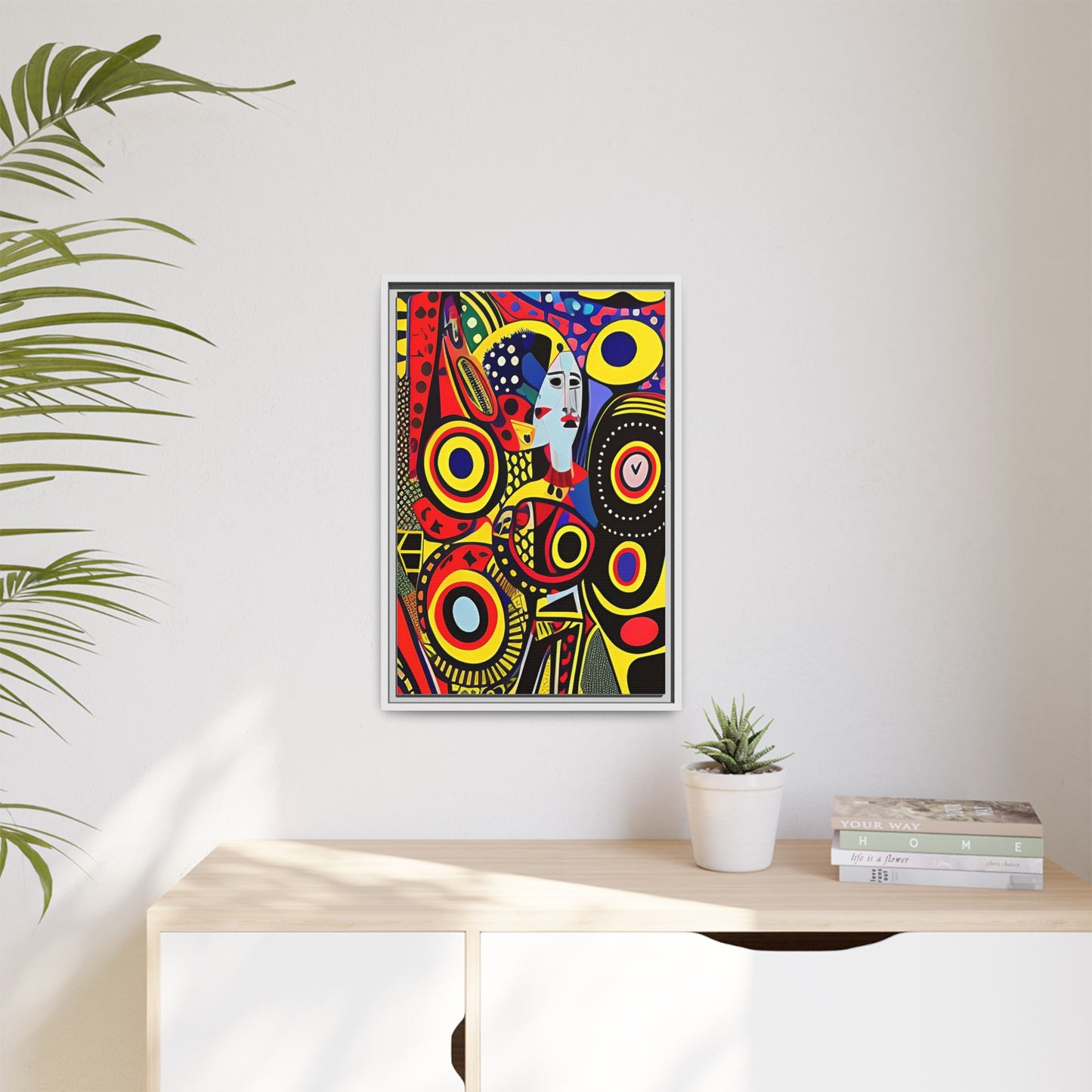 Okira Blaze Matte Canvas Wall Art