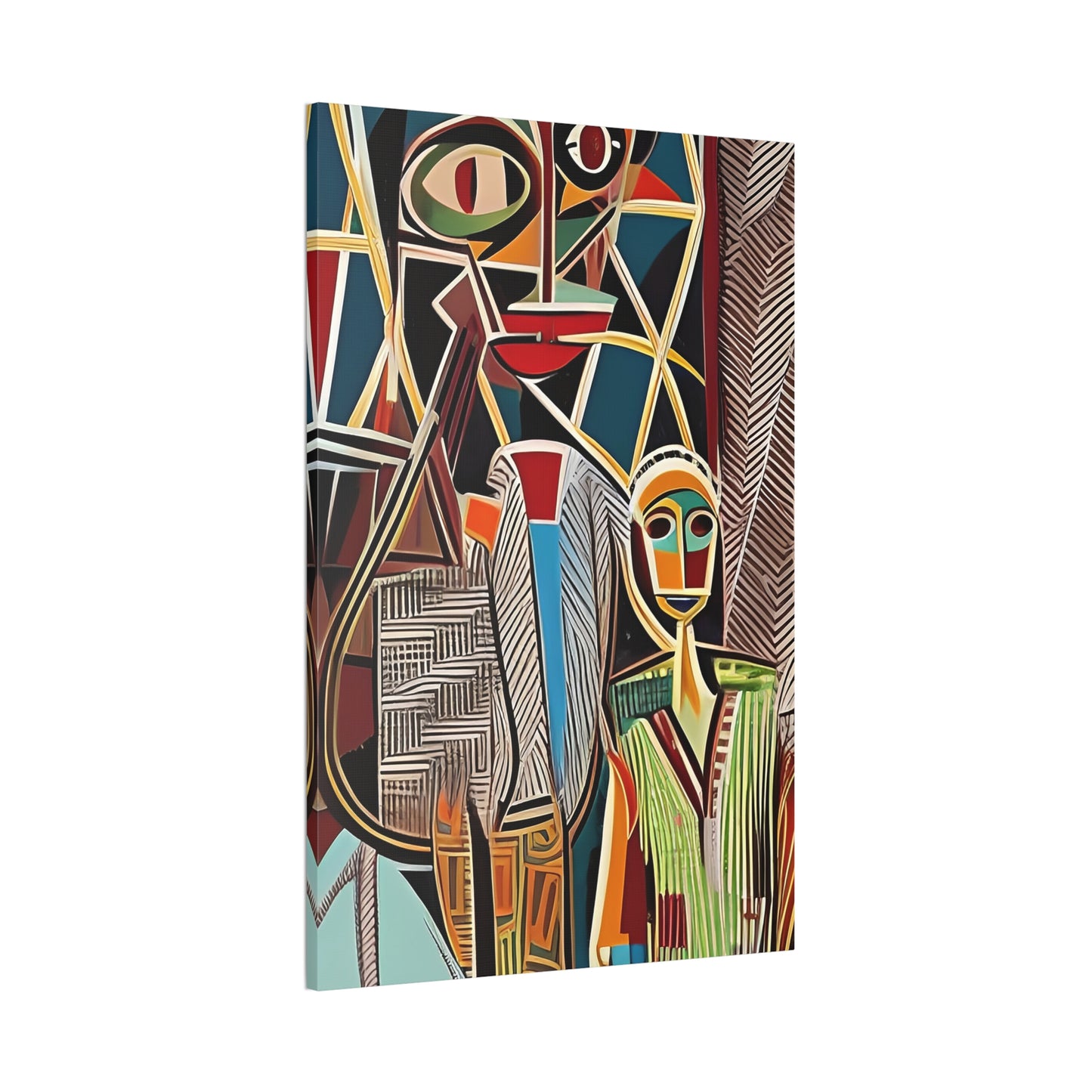 Moya Threads Stretched Canvas Wall Art