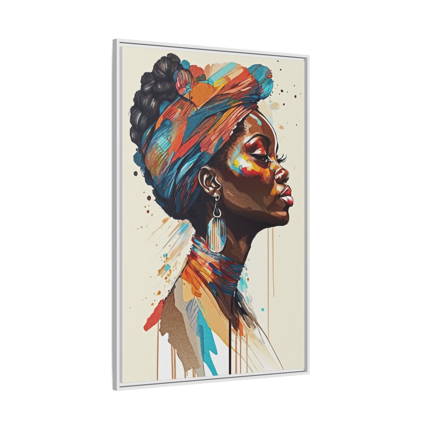 Indigo Spirit Matte Canvas Print