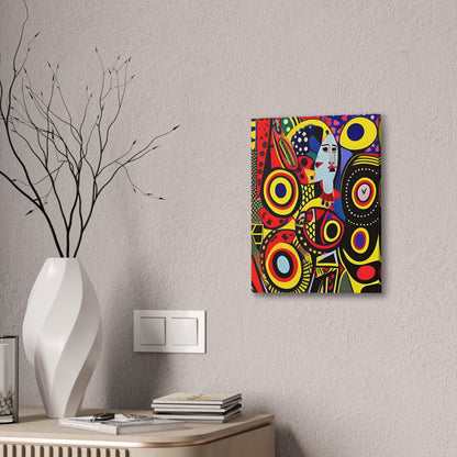 Okira Blaze Stretched Canvas Wall Art