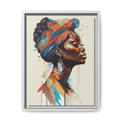 Indigo Spirit Matte Canvas Print