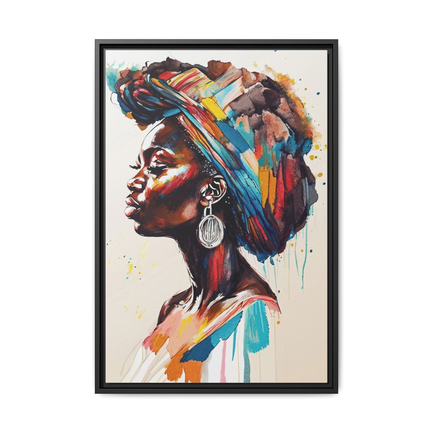 Nyoka Flame Matte Canvas Print