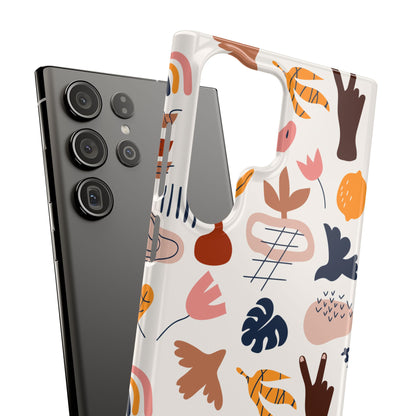 Whimsical Harmony Snap Case for Samsung Phone