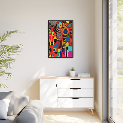 Oba Vibration Matte Canvas Wall Art