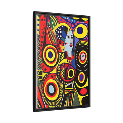 Okira Blaze Matte Canvas Wall Art