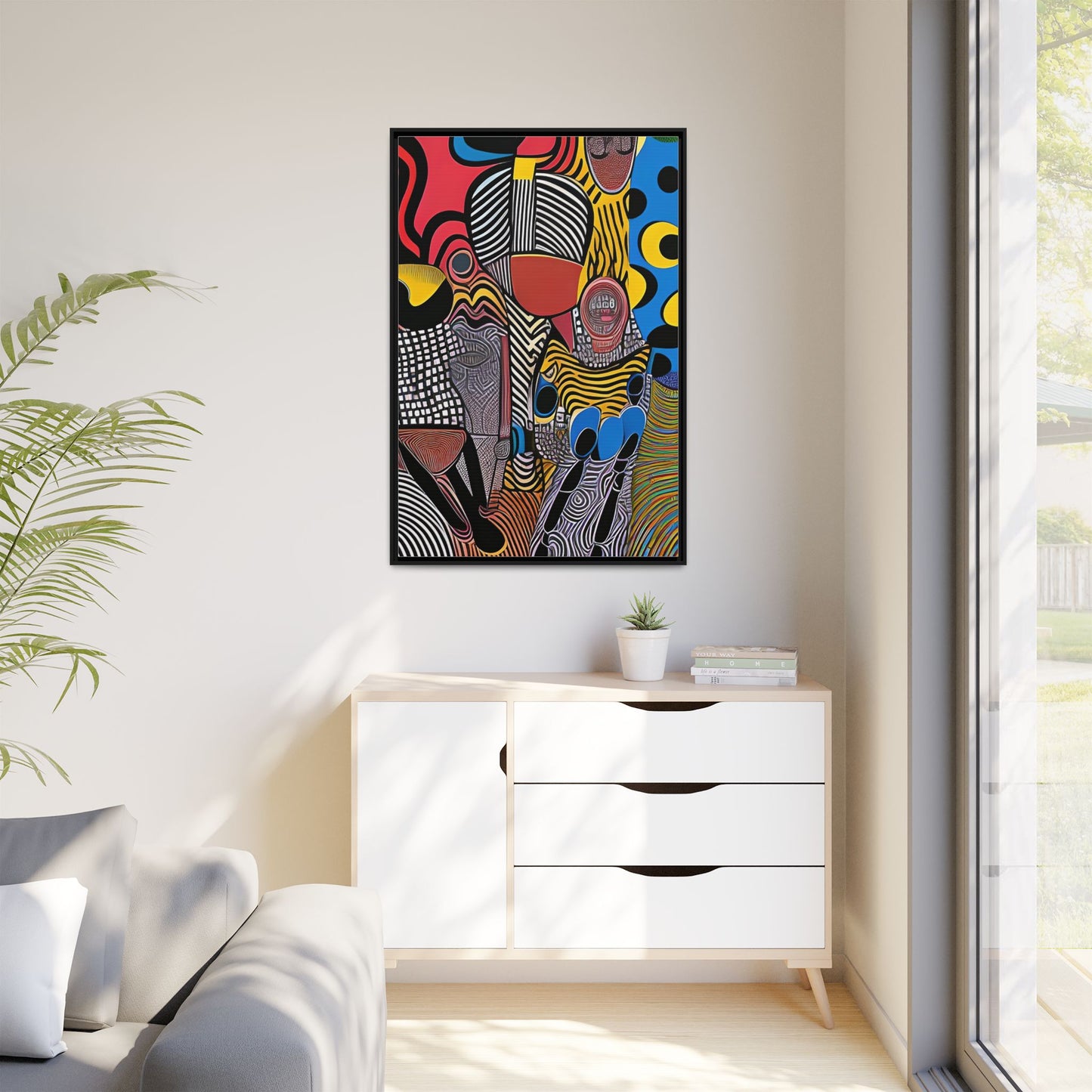 Luba Current Matte Canvas Wall Art