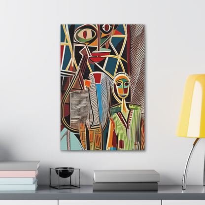 Moya Threads Stretched Canvas Wall Art