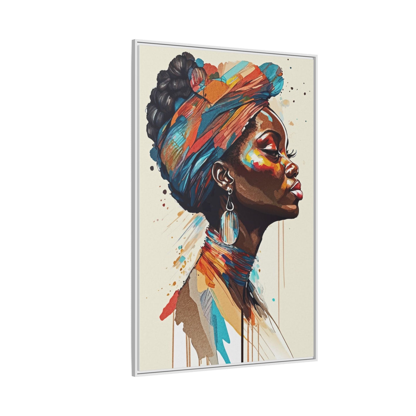 Indigo Spirit Matte Canvas Print