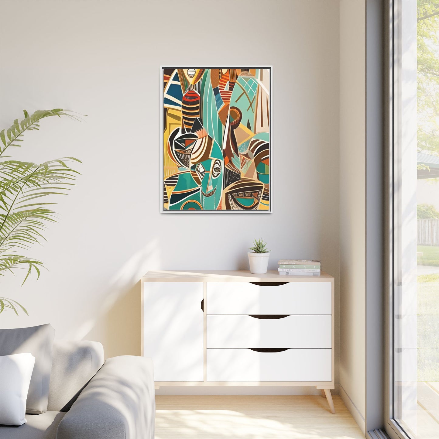 Isimi Flow Matte Canvas Wall Art