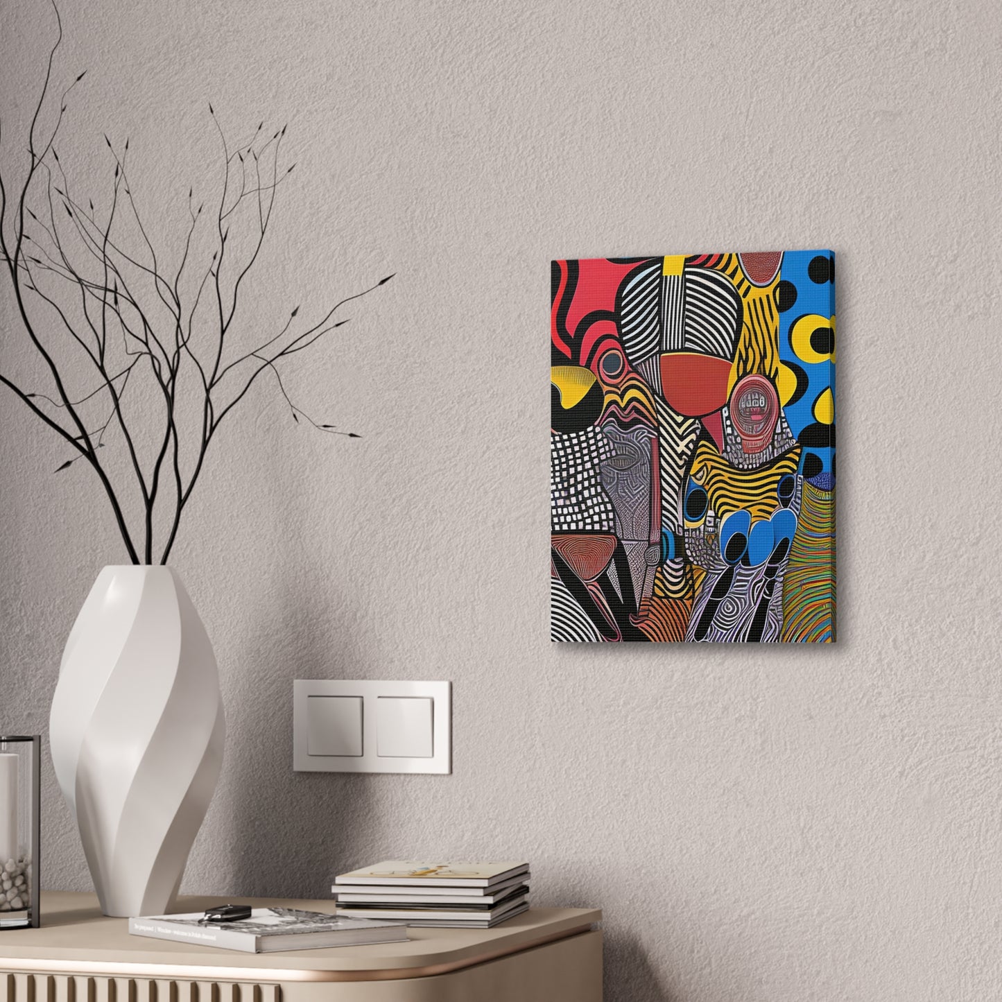 Luba Current Stretched Canvas Print