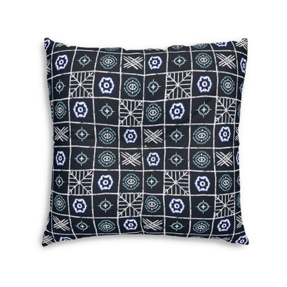 Zulu Zenith Bohemian Tufted Floor Pillow