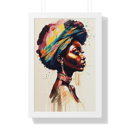 Zamani Bloom Framed Wall Art