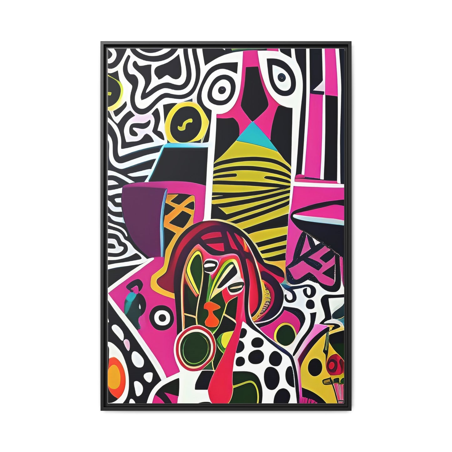 Nzingha Pulse Matte Canvas Wall Art