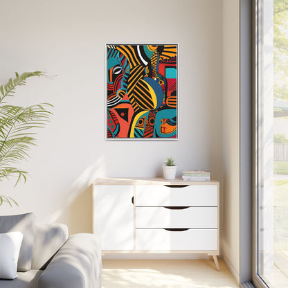 Sankofa Blaze Matte Canvas Wall Art