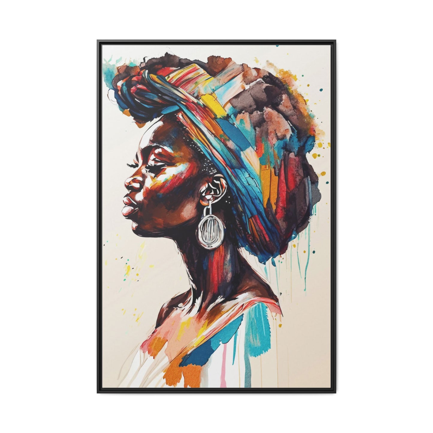 Nyoka Flame Matte Canvas Print