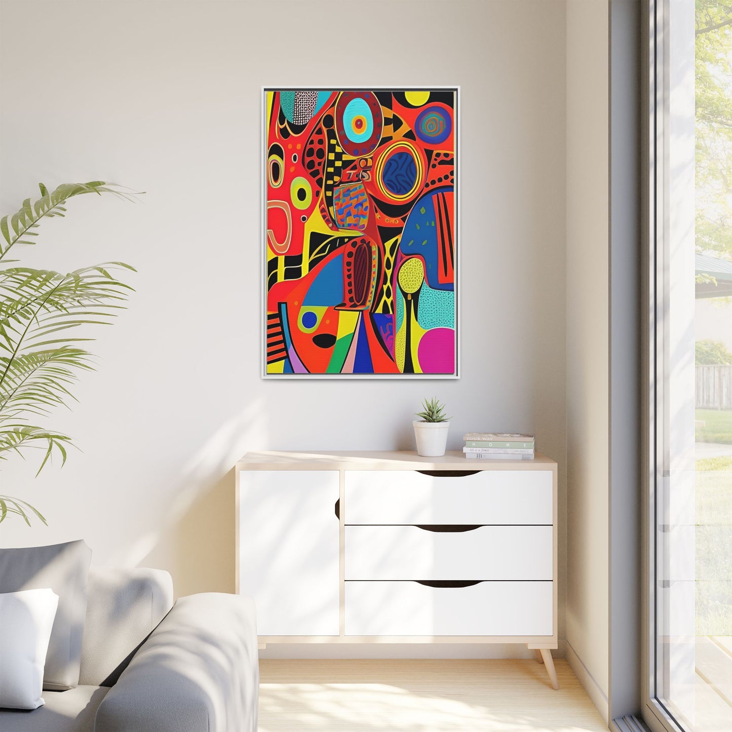 Oba Vibration Matte Canvas Wall Art