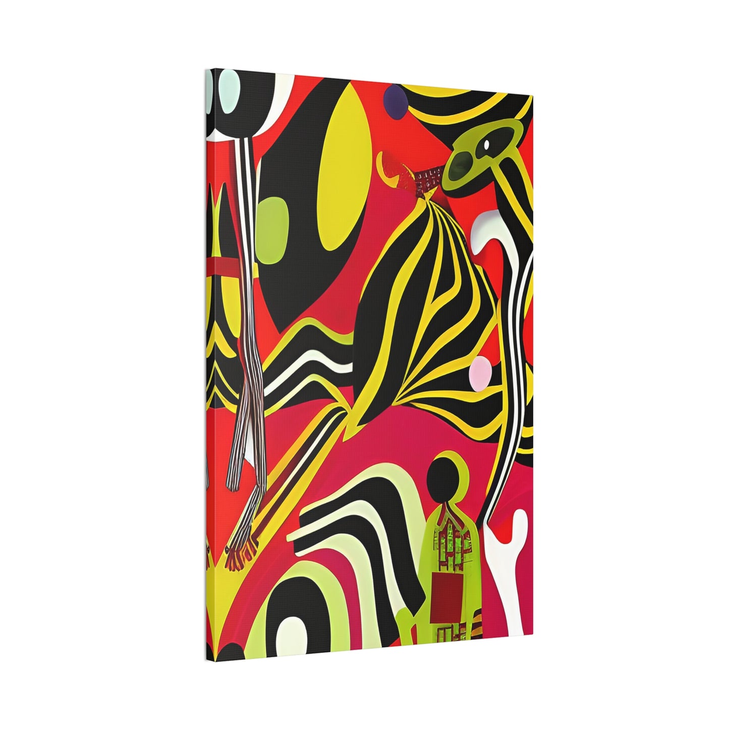 Ngoma Drift Stretched Canvas Wall Art