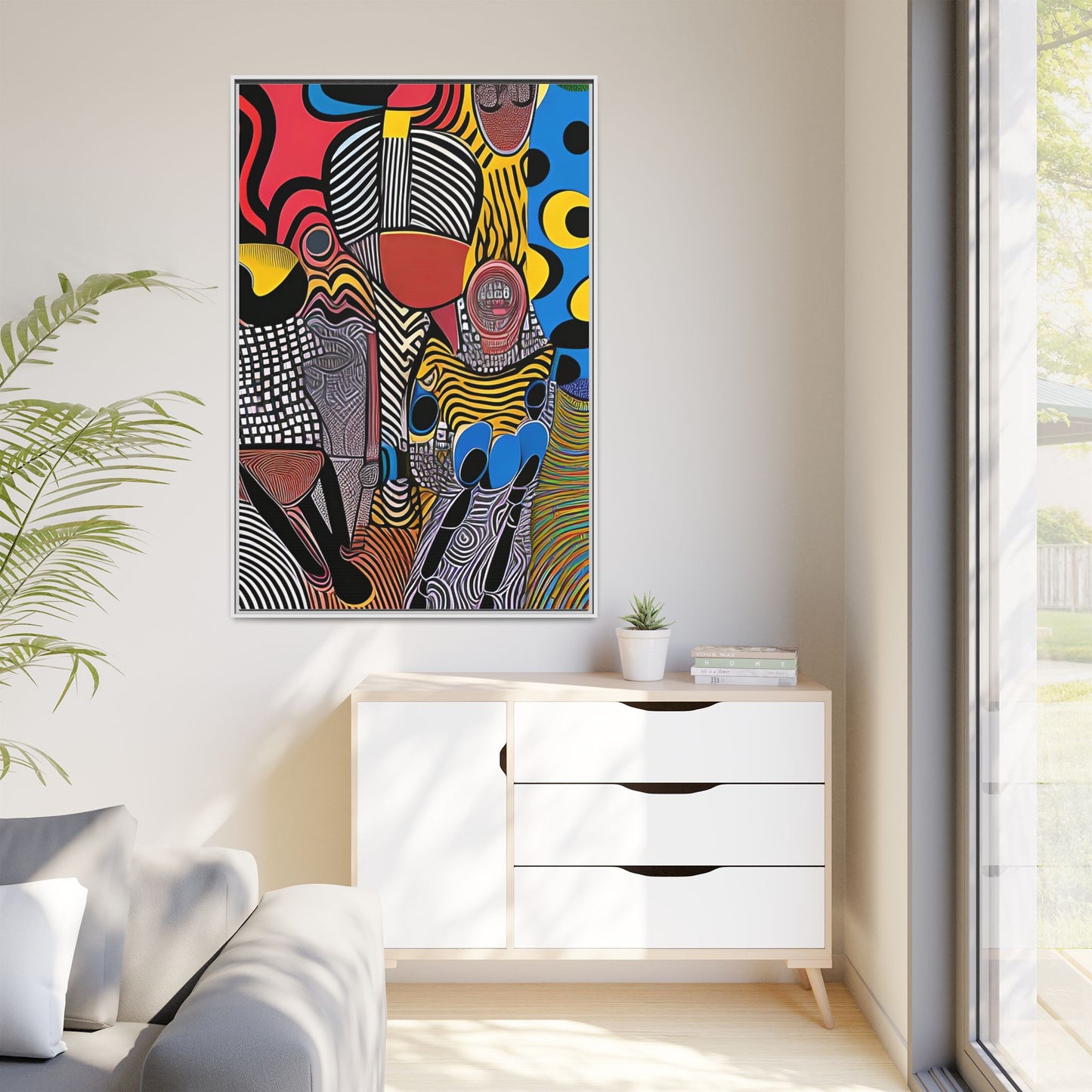 Luba Current Matte Canvas Wall Art